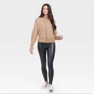 Assets by SPANX All Over Faux Leather Leggings XL